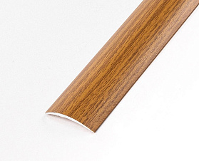 Порог (стык) Русский профиль  разноуровневый декорированный, 28*2700 мм, Дуб тёмный